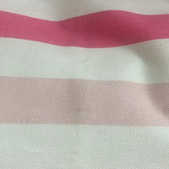 Victoria's Secret Pink & White Striped Tote beach bag with Miami St Bart Hawaii - Picture 8 of 10